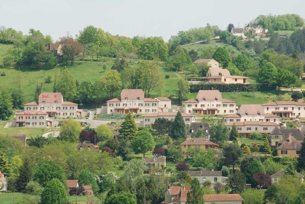 Le N4 Des Hauts De Sarlat, Clim Piscine Parking Exteriör bild